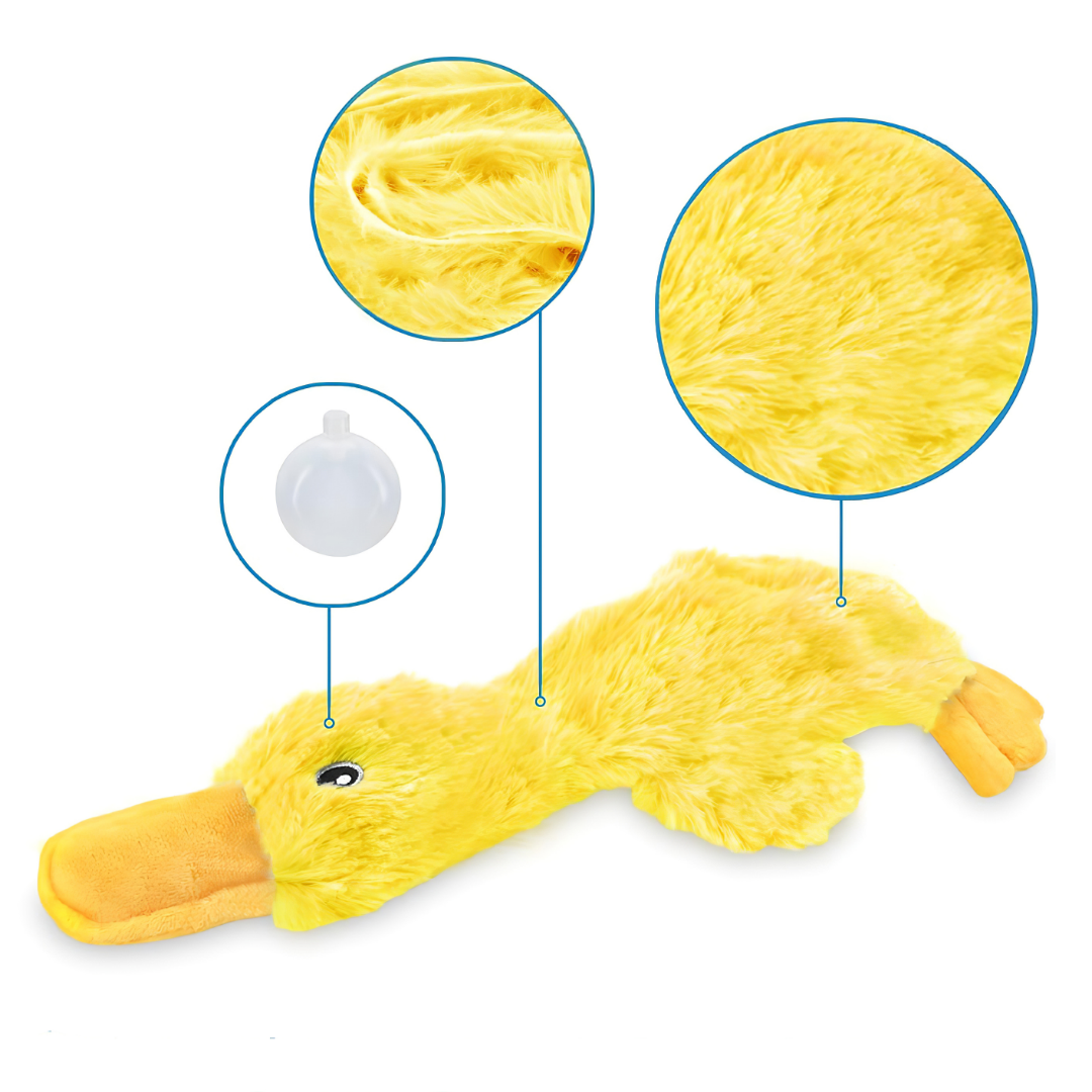 PuppyDuck Csipogós Plüss Kacsa Kutya Játék