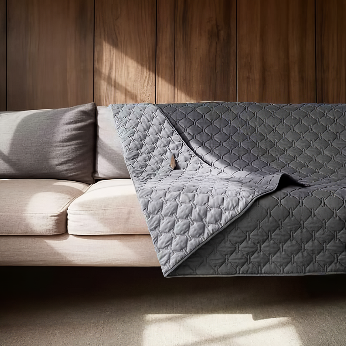 Snuglio - Kétoldalas Vízlepergető Hatású Bútorvédő Ágy- és Kanapétakaró Kisállatoknak