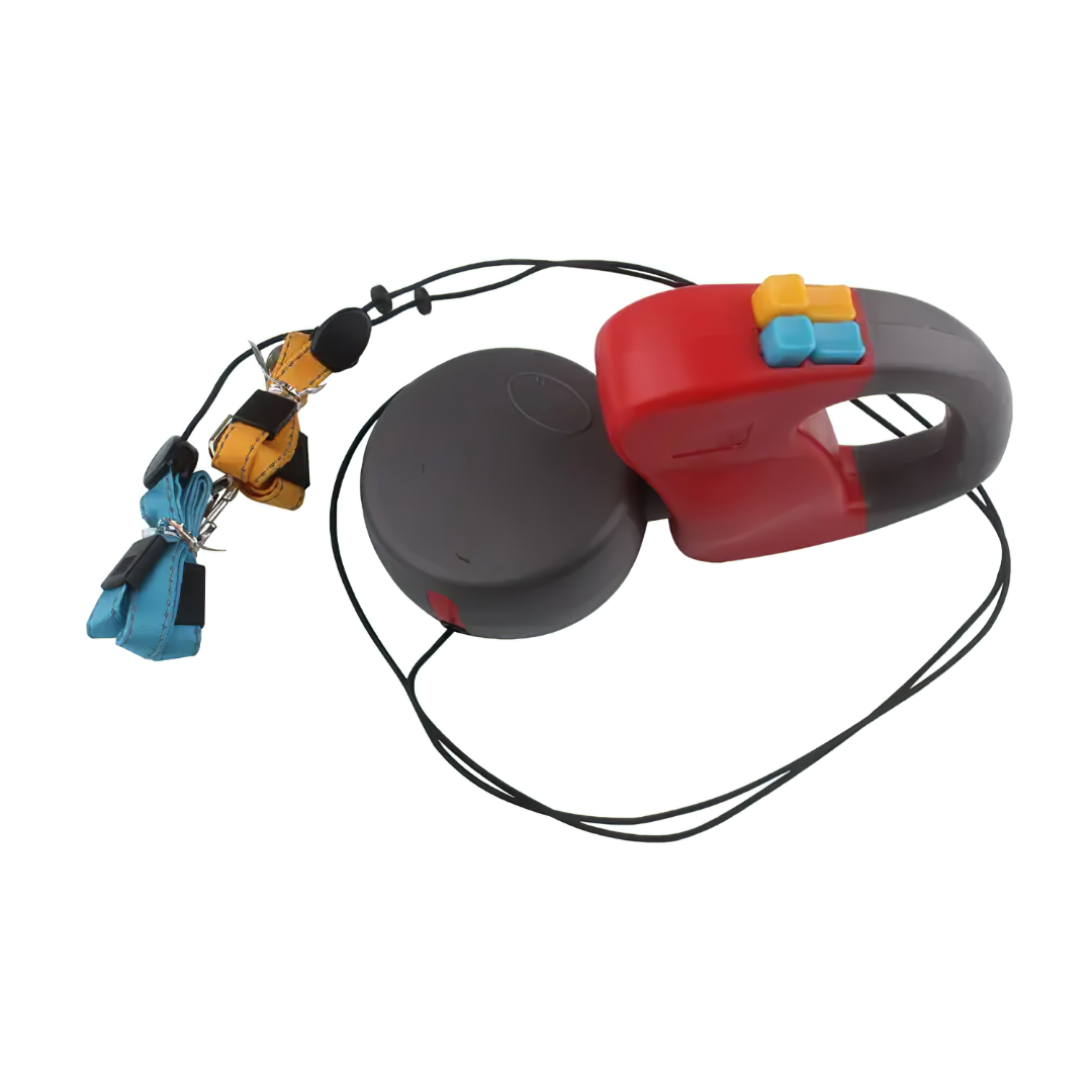 DuoWalk Csavarodásmentes Dupla Automata Póráz 360° Mechanizmussal