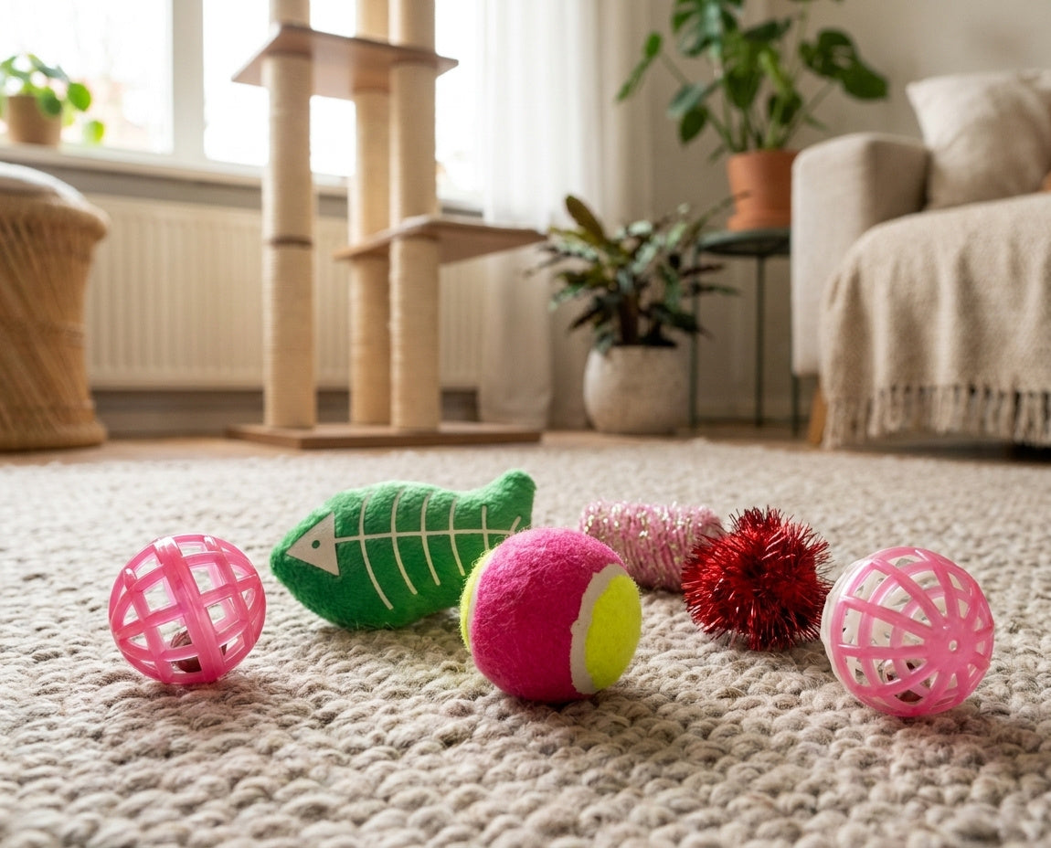 6 Darabos Játék Csomag Macskáknak