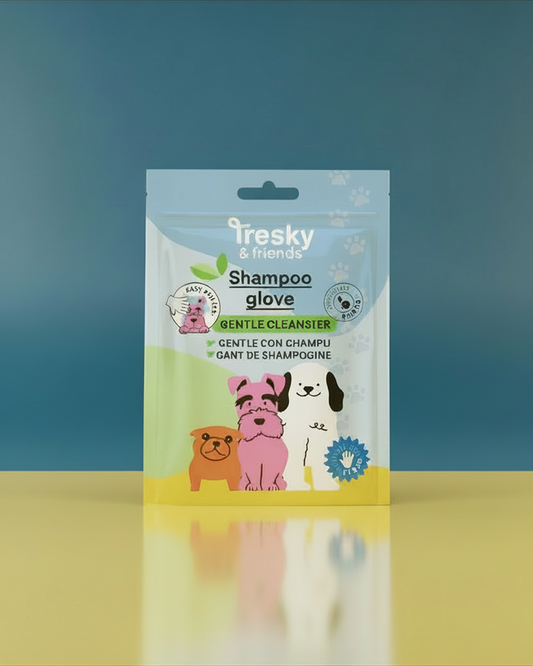 Tresky & Friends Samponozó kesztyű Fürdetéshez