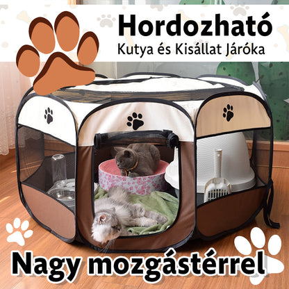 Hordozható Kutya Kennel és Kisállat járóka
