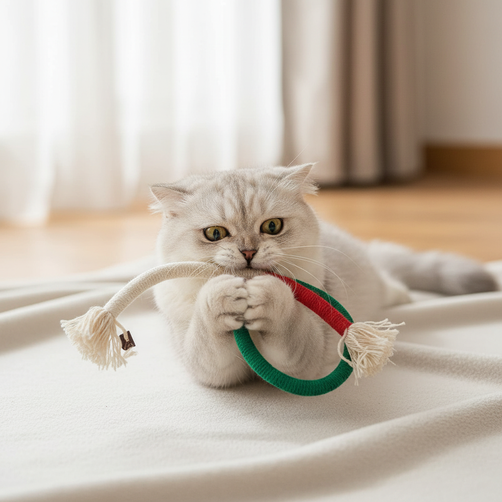 Ropie 3 Darabos Fogtisztító Rágókötél Szett Cicáknak