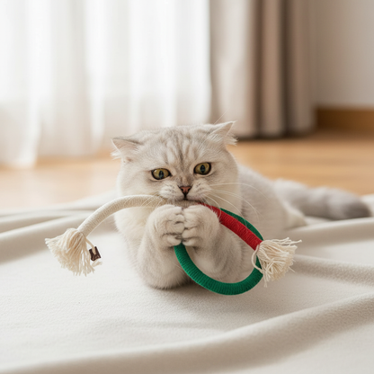 Ropie 3 Darabos Fogtisztító Rágókötél Szett Cicáknak