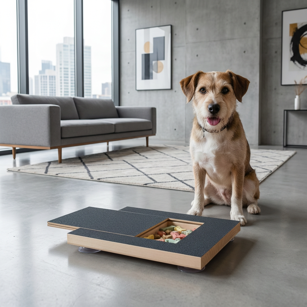 Scratchie Karomreszelő Tábla Kutyáknak Jutalomfalat Rekesszel