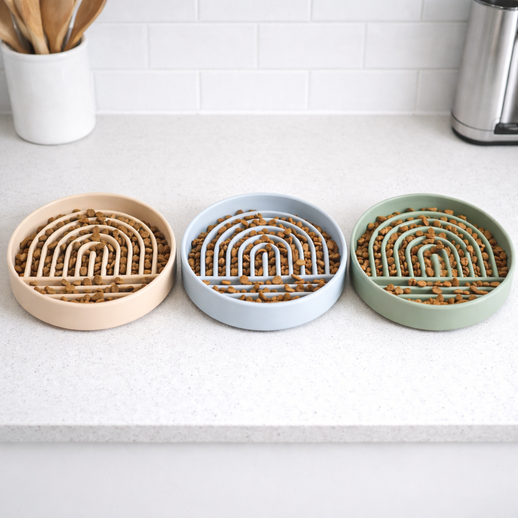 Slowlee Emésztéskímélő Evéslassító Tál Tapadókoronggal