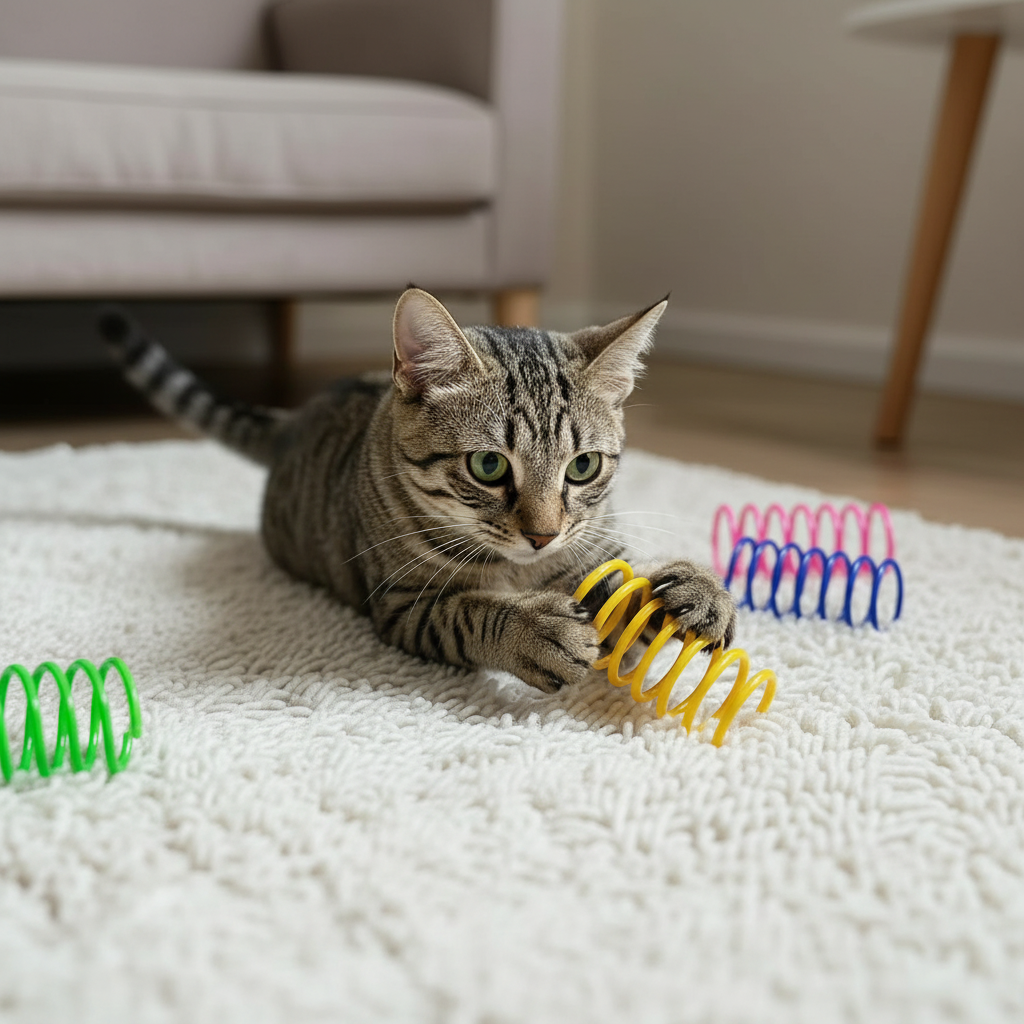 Springo Interaktív Ugráló Rugós Macska Játék Szett