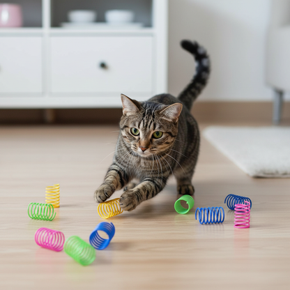 Springo Interaktív Ugráló Rugós Macska Játék Szett