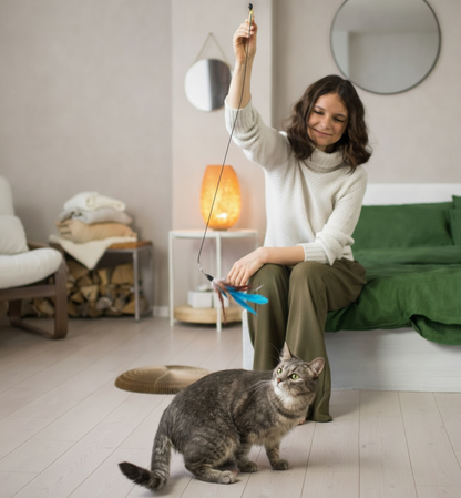 Felino Teleszkópos Extra Hosszú Macska Játék Pálca