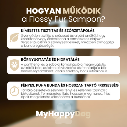 MyHappyDog Flossy Fur Prémium Kutyasampon