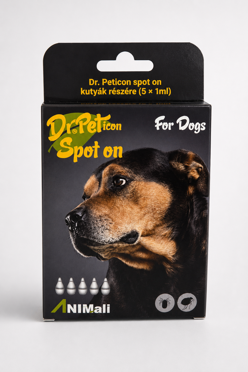 Dr.Peticon SPOT ON Kullancs- és Bolhariasztó 5 db