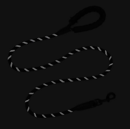 Walkee Prémium Fényvisszaverő Kutyapóráz 360° Forgó Karabinerrel Ajándék Zacskóval és Tartóval